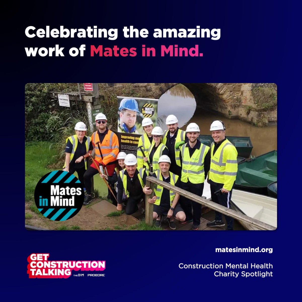 Get Construction Talking (@getconsttalking) on Twitter photo Today we’re celebrating the fantastic work of UK construction mental health charity <a href="/MatesInMind/">Mates In Mind</a> 🙌
Their teams are raising awareness and addressing the stigma of poor mental health in construction, while promoting and leading on the development of positive mental wellbeing Today we’re celebrating the fantastic work of UK construction mental health charity <a href="/MatesInMind/">Mates In Mind</a> 🙌
Their teams are raising awareness and addressing the stigma of poor mental health in construction, while promoting and leading on the development of positive mental wellbeing