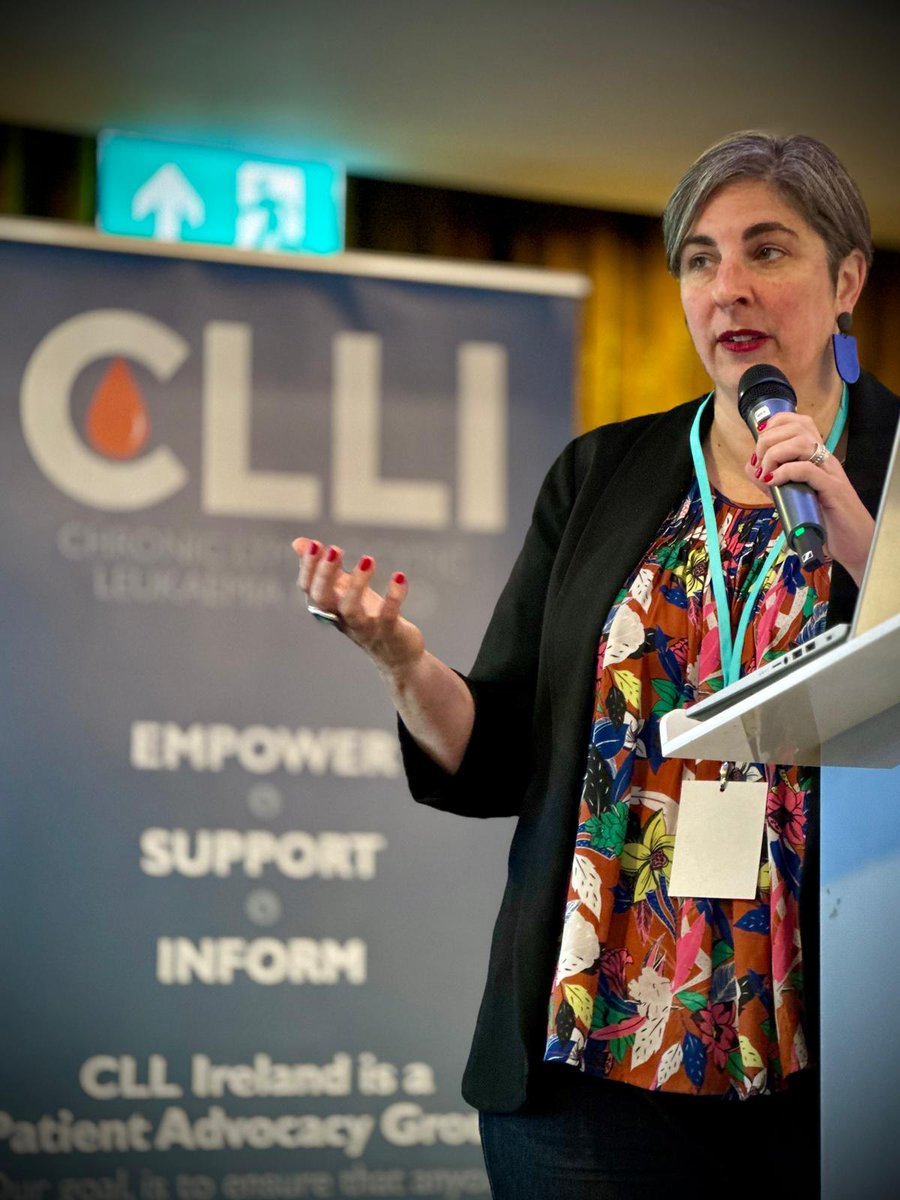 CLL Ireland (@cllireland) on Twitter photo Dr Amanda Kracen Associate Professor in Psychology at NCI & coordinator at <a href="/IRLpson/">IPSON</a>
Speaking at our event on communication with your medical team.
#CLL #BloodCancer #leukaemia #leukemia
<a href="/CllSociety/">CLL Society Inc.</a>
<a href="/briankoffman/">Brian Koffman</a>
<a href="/JanRynne/">Jan Rynne</a> Dr Amanda Kracen Associate Professor in Psychology at NCI & coordinator at <a href="/IRLpson/">IPSON</a>
Speaking at our event on communication with your medical team.
#CLL #BloodCancer #leukaemia #leukemia
<a href="/CllSociety/">CLL Society Inc.</a>
<a href="/briankoffman/">Brian Koffman</a>
<a href="/JanRynne/">Jan Rynne</a>