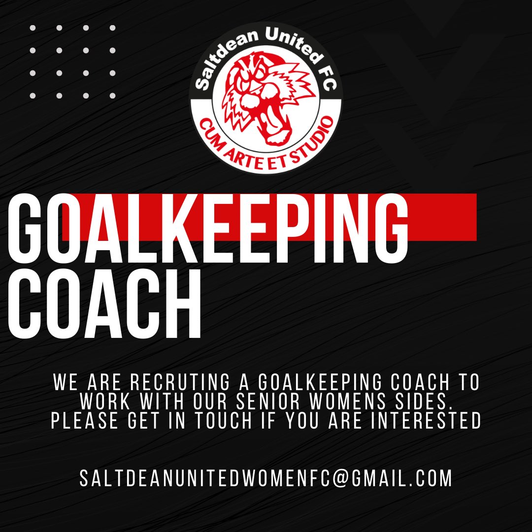 We are looking for a goalkeeping coach to join our senior setup with both the 1st team and development squad. 

Please get in touch if interested.

🐯