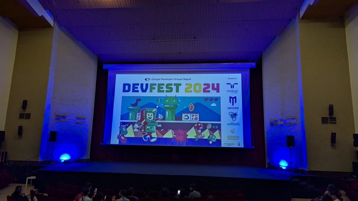 Yay #Devfest Naples has kicked off!!!