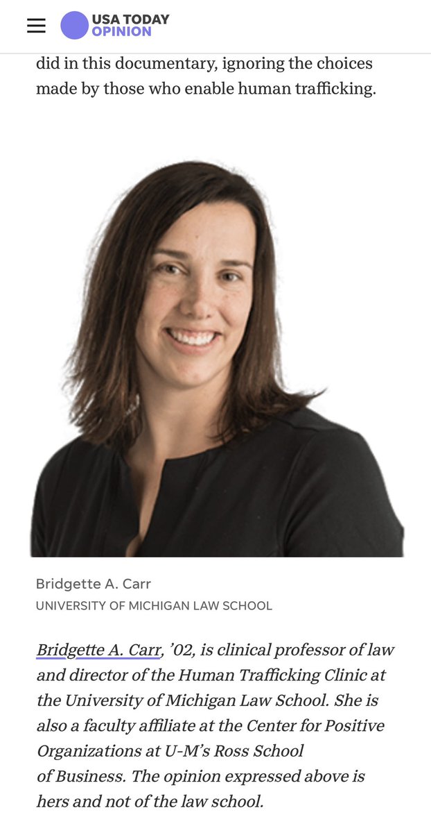 Joanna Brittan (@jebrittan2) on Twitter photo Excellent article <a href="/USATODAY/">USA TODAY</a>
I would add there can be further difficulties for certain victims getting their stories heard where traffickers are EXTREMELY powerful and wealthyš°
Lawyers can protect reputations
And arenāt always open
CONFLICTS OF INTEREST
usatoday.com/story/opinion/⦠Excellent article <a href="/USATODAY/">USA TODAY</a>
I would add there can be further difficulties for certain victims getting their stories heard where traffickers are EXTREMELY powerful and wealthyš°
Lawyers can protect reputations
And arenāt always open
CONFLICTS OF INTEREST
usatoday.com/story/opinion/ā¦