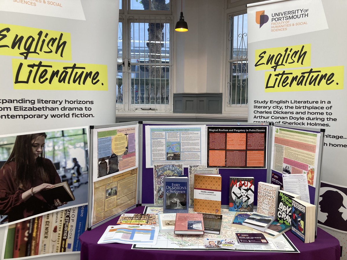 Looking forward to meeting lots of new English Literature applicants at the <a href="/portsmouthuni/">University of Portsmouth</a> open day!