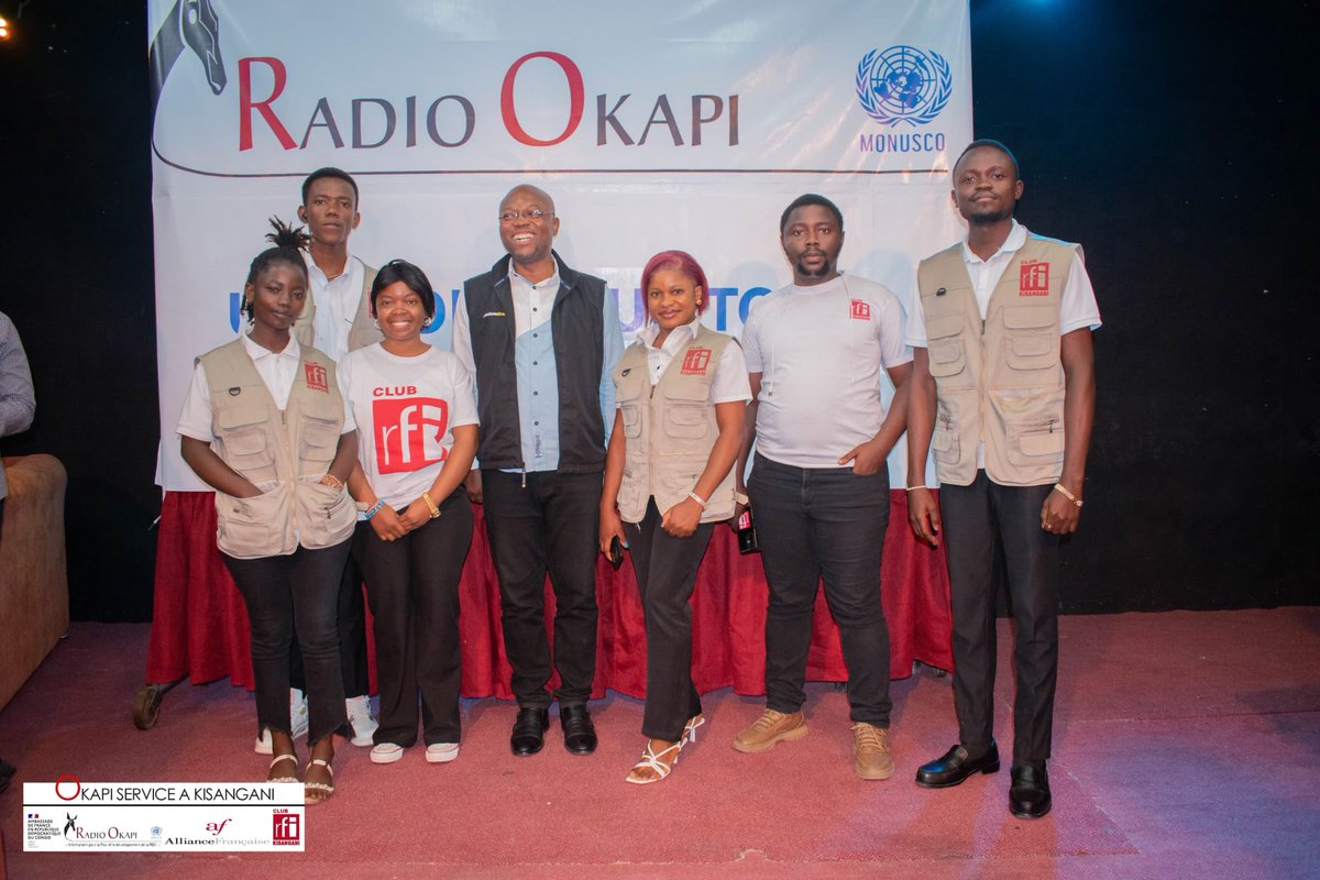 YafungaH's tweet photo. Kisangani 🇨🇩 : émission #Okapi Service enregistré ce 4.10.24 à l'#alliance française de Kisangani . #Francophonie,  impact et opportunités pour les jeunes. L'état de délabrement des #Routes d'intérêt général .@radiookapi @actualitecd @AmbaFranceRDC https://t.co/EWuLRFVcLQ
