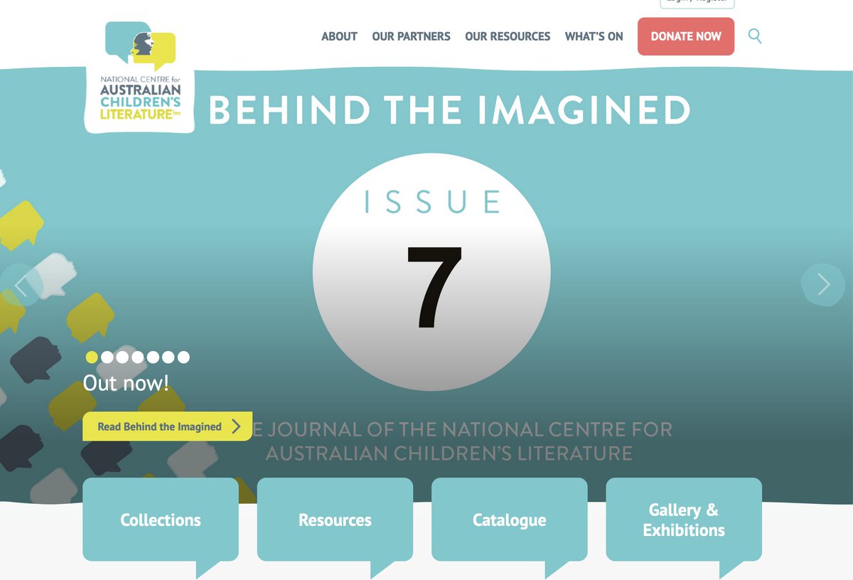 Our amazing editor, Jane Carstens 👏👍, has done it again! Just published—'Behind the Imagined', our annual journal—a special issue celebrating our 50th birthday! Enjoy heaps of pics, films, exhibition and so much more ncacl.org.au/.../10/BTI-Edi…