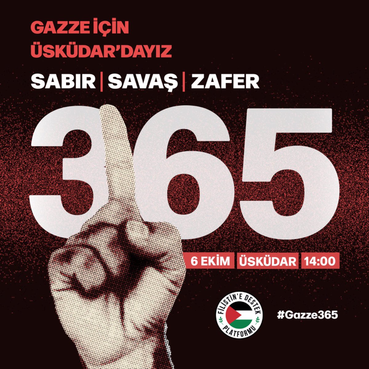 Zeytin dalına elbet hür kuşlar da konacak
….
Yarın saat 14.00 
Soykırımın 365. Günü 
Gazze’nin Gazasına bir duadır direniş ..
Üsküdar meydanındayız .. 
🇵🇸🇵🇸🇵🇸🇵🇸🇵🇸🇵🇸