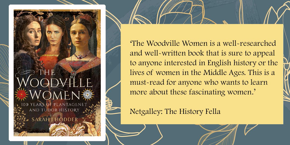 Three generations of Woodville Women: Elizabeth Woodville, Elizabeth of York and Elizabeth Grey.
pen-and-sword.co.uk/The-Woodville-…

#HistoryWritersDay24