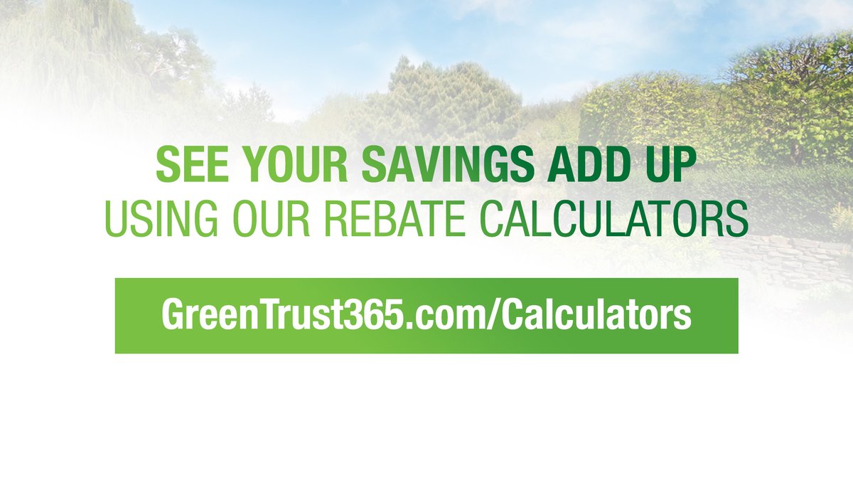 Discover the magic of the #GreenTrust365 rebate calculators to help you get the most out of your GreenTrust 365 order by automatically configuring it for optimal savings.
 
Calculate your savings now: bit.ly/47Y4sXQ