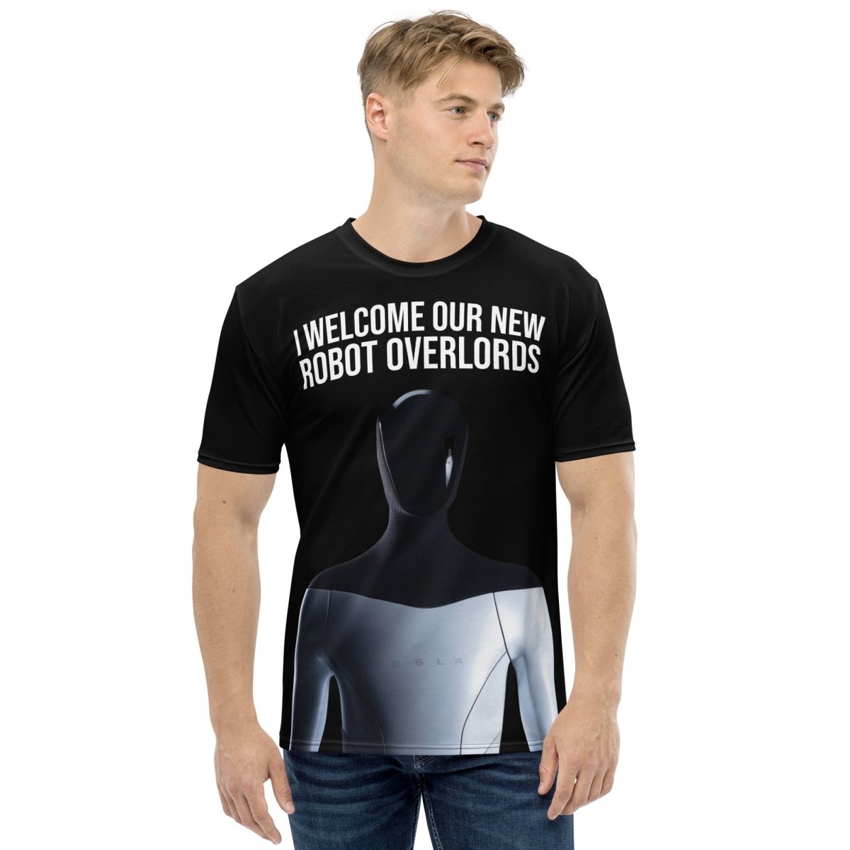 wwwAIstore's tweet image. All-Over Print I Welcome Our New Robot Overlords Optimus T-Shirt (men)
± $24.99
artificial-intelligence.store/products/all-o…

Embrace AI humor with our vibrant All-Over Print Optimus T-Shirt for men. Perfect for tech enthusiasts and robot lovers! #AIHumor #TechEnthusiast #RobotLovers