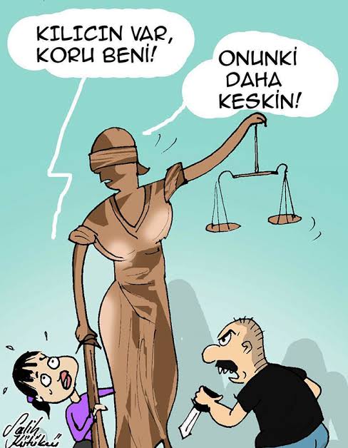 Ülkemizdeki Adalet bu maalesef