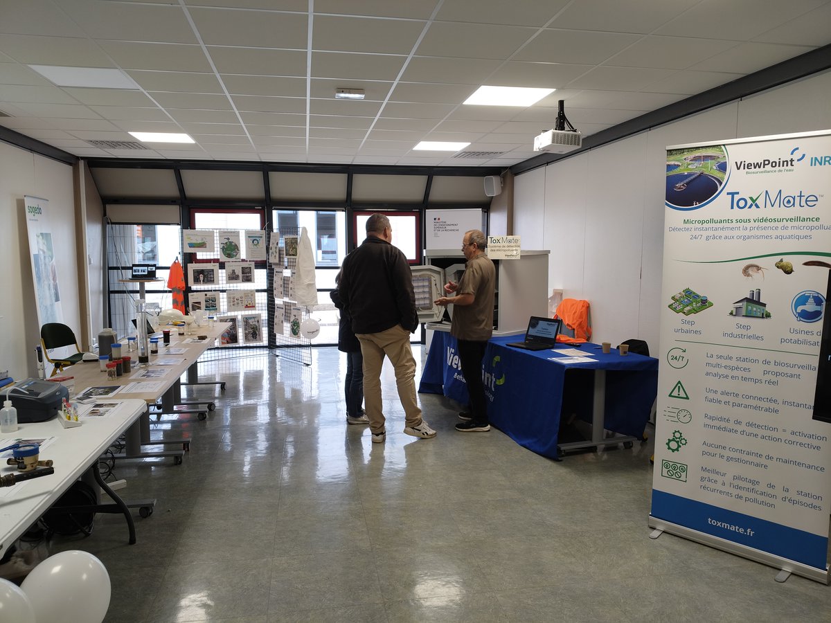 ViewPoint, Biosurveillance de l'Eau (@toxmate) on Twitter photo ToxMate à la <a href="/FeteScience/">Fête de la science</a> à Bourg en Bresse aujourd'hui. Société aindinoise, ViewPoint est ravie de cette présentation tout public sur la détection de #micropolluants dans l'eau.
#eau #pollution #environnement ToxMate à la <a href="/FeteScience/">Fête de la science</a> à Bourg en Bresse aujourd'hui. Société aindinoise, ViewPoint est ravie de cette présentation tout public sur la détection de #micropolluants dans l'eau.
#eau #pollution #environnement