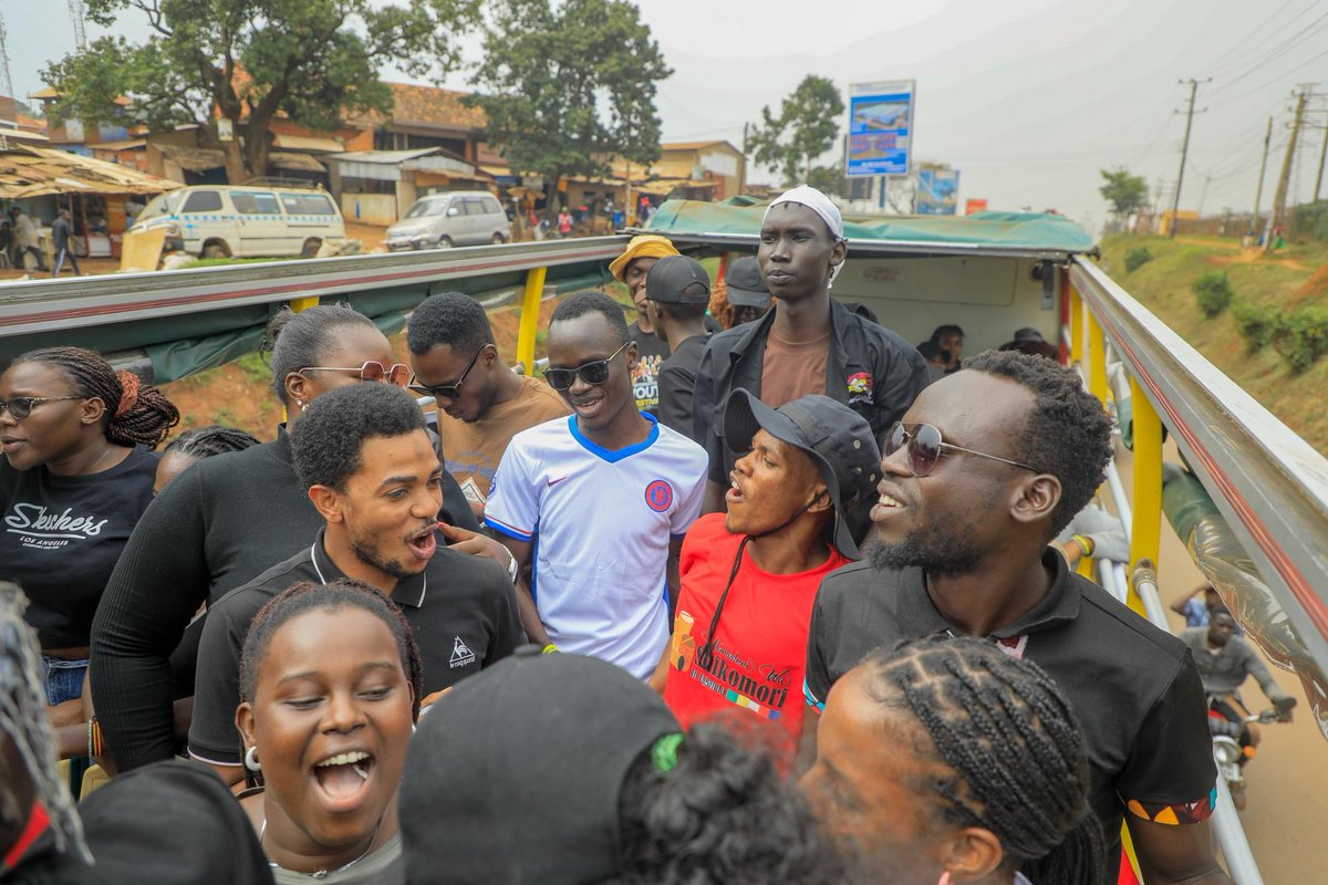 iuea_uganda's tweet photo. Moments from the #𝗬𝗼𝘂𝘁𝗵𝗙𝗲𝘀𝘁𝟮𝟬𝟮𝟰 Caravan.

Day 2 of the #YouthFest2024 is about Music, Culture and Tourism. We're heading for Uganda's Tourism City, Jinja  for the biggest youth party of the year. 

Don't miss culture showcases, a music show, movie tents and lots of edutainment, with activities extending into the night.

#LearningToSucceed