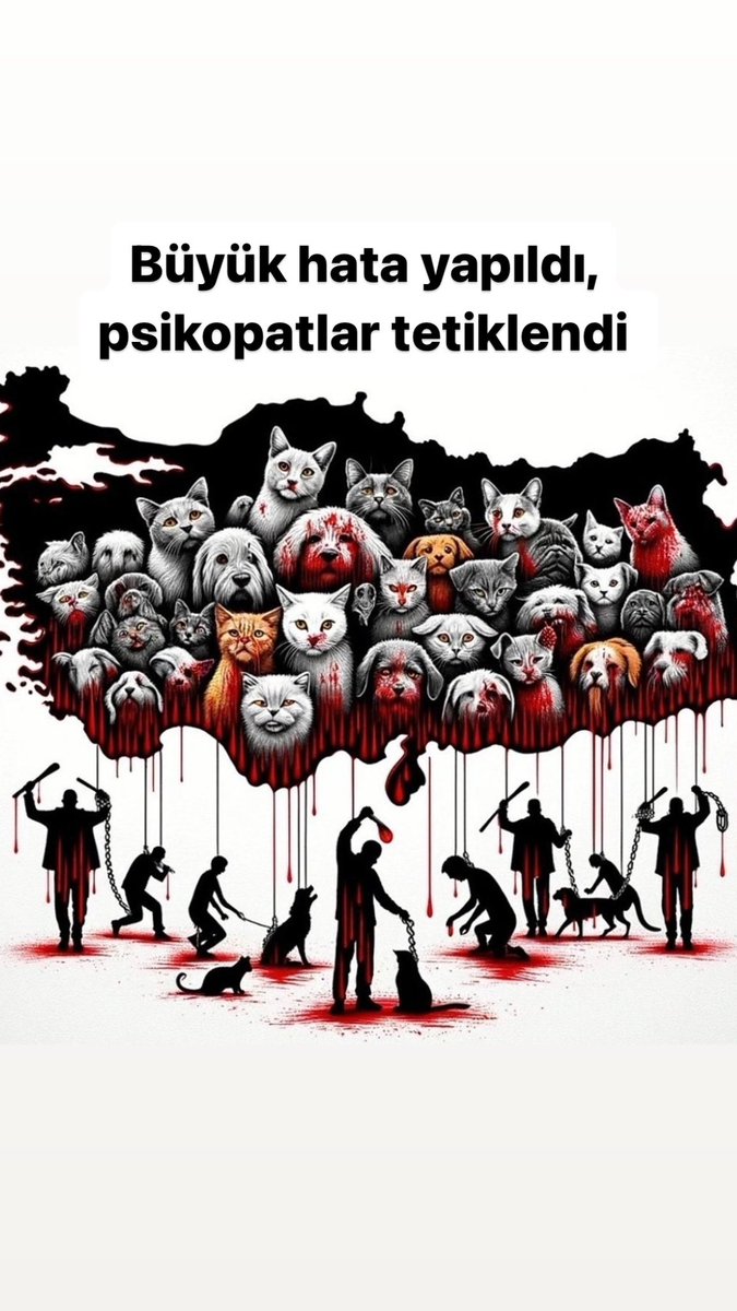 Büyük hata yapıldı, psikopatlar tetiklendi. Cani ruhlu insanlara  kötülük yapmak için cesaret verildi. Israrla söyledik, uyardık. Hatadan dönelim, sivil toplumu sahada görevlendirelim. Sosyal sorumluluk bilincini arttırıp, toplumu, çevreyi ve doğayı koruyalım.