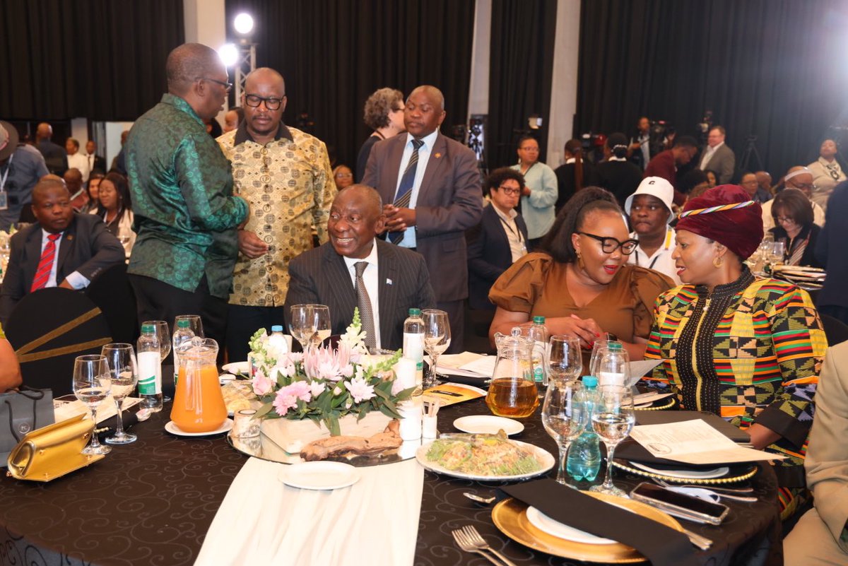 EducationGP1's tweet photo. [WATCH]: Gauteng Education MEC @matomekopano is attending the 24th National Teaching Awards where President @CyrilRamaphosa is also in attendance as a guest of honour.

#NTA2024
#WorldTeachersDay https://t.co/j8MTFJO965