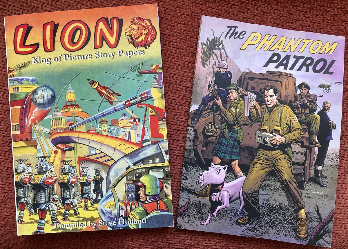 Mail call...! From <a href="/BearAlleyBooks/">Steve Holland</a> comes this great companion to a favourite comic of my youth, LION, plus a new collected edition of the classic Gerry Embleton-drawn PHANTOM PATROL, with a fancy new cover by <a href="/westonfront/">Chris is on Blue Sky.</a>