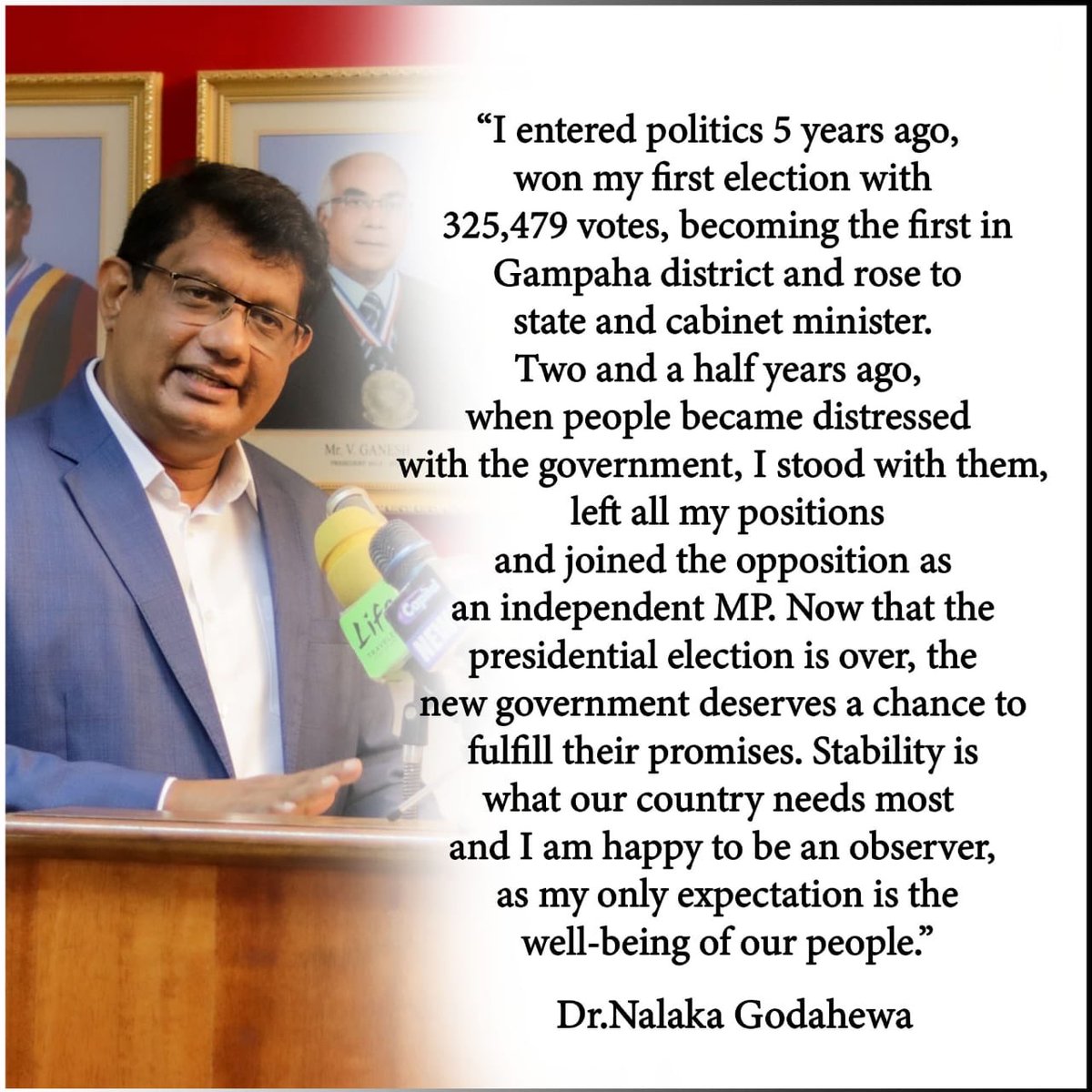 Dr.NalakaGodahewa(PhD,MBA, BSc.Eng,LLB, FCIM,FCMA) (@godahewanalaka) on Twitter photo 