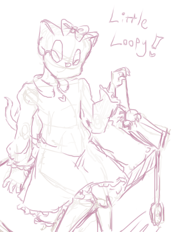 superlordberdly's tweet photo. fanart doodle for @Little_Loopy ! loop and eve :)
this is obviously unfinished and i might finish it might not  but like Still i felt like drawing them https://t.co/rophNcLXkN