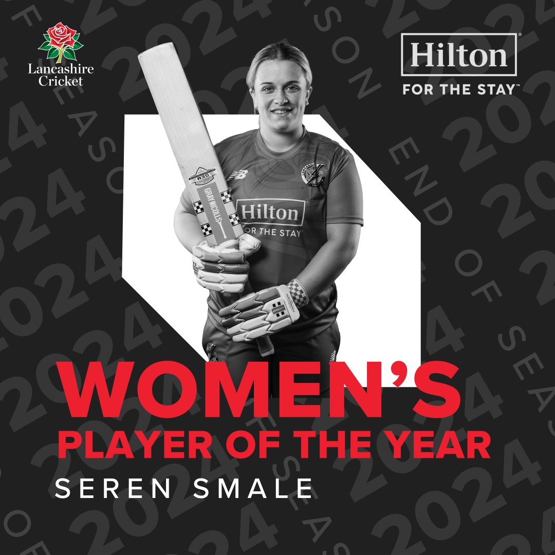 Lancashire Cricket Men (@lancscricket) on Twitter photo 🏆 <a href="/serensmale_/">Seren Smale</a> took home two awards as she won <a href="/Thundercric/">Thunder Cricket</a> T20 Player of the Year and Women's Player of the Year.
Hannah Jones won the Rachael Heyhoe Flint Trophy Player of the Year and Sophie Morris won Young Player of the Year after a fantastic breakthrough year. 😍 🏆 <a href="/serensmale_/">Seren Smale</a> took home two awards as she won <a href="/Thundercric/">Thunder Cricket</a> T20 Player of the Year and Women's Player of the Year.
Hannah Jones won the Rachael Heyhoe Flint Trophy Player of the Year and Sophie Morris won Young Player of the Year after a fantastic breakthrough year. 😍
