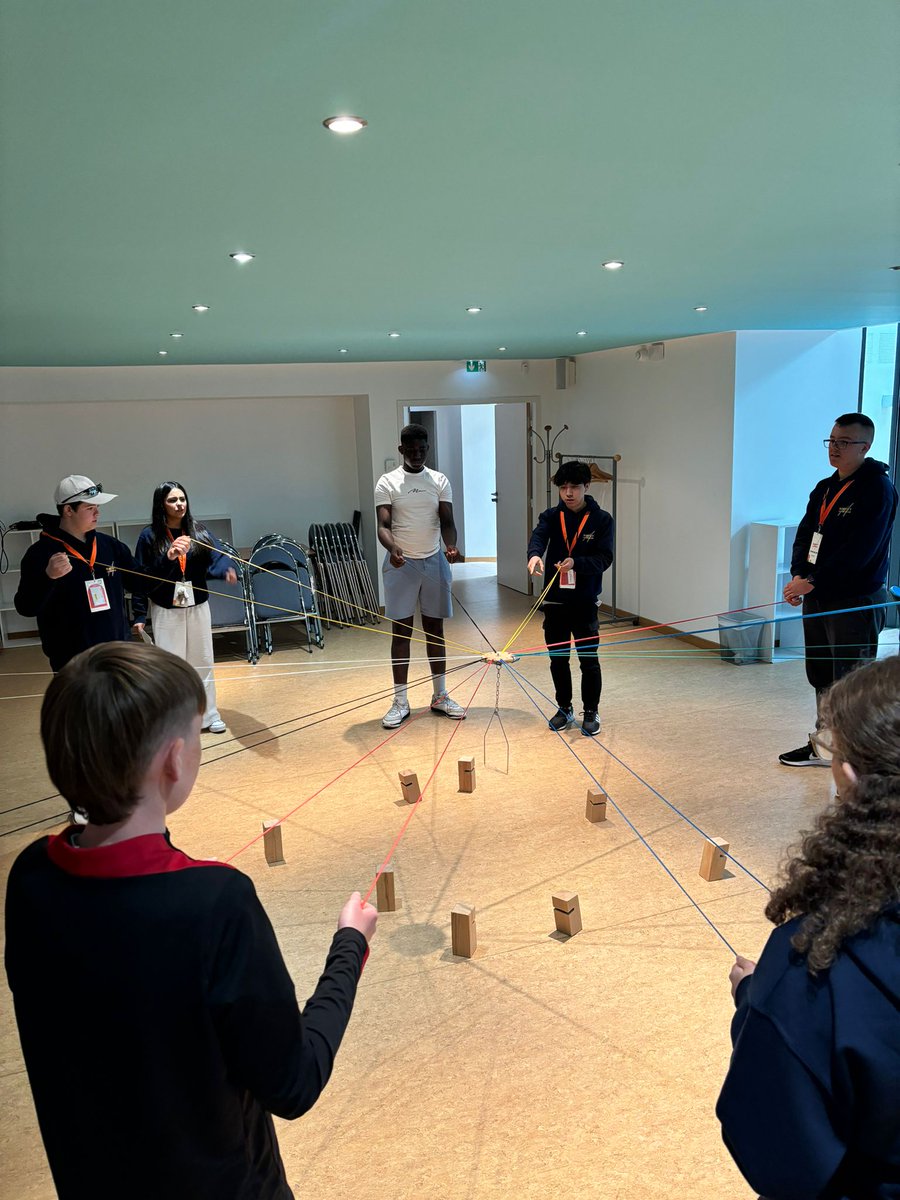 gcoghlanMP's tweet photo. Leadership activities taking centre stage for day 3. Amazing team building going on among the groups @MaristEducation @moylepark @MaristLeader @MoyleParkMusic https://t.co/YEistYbpFb