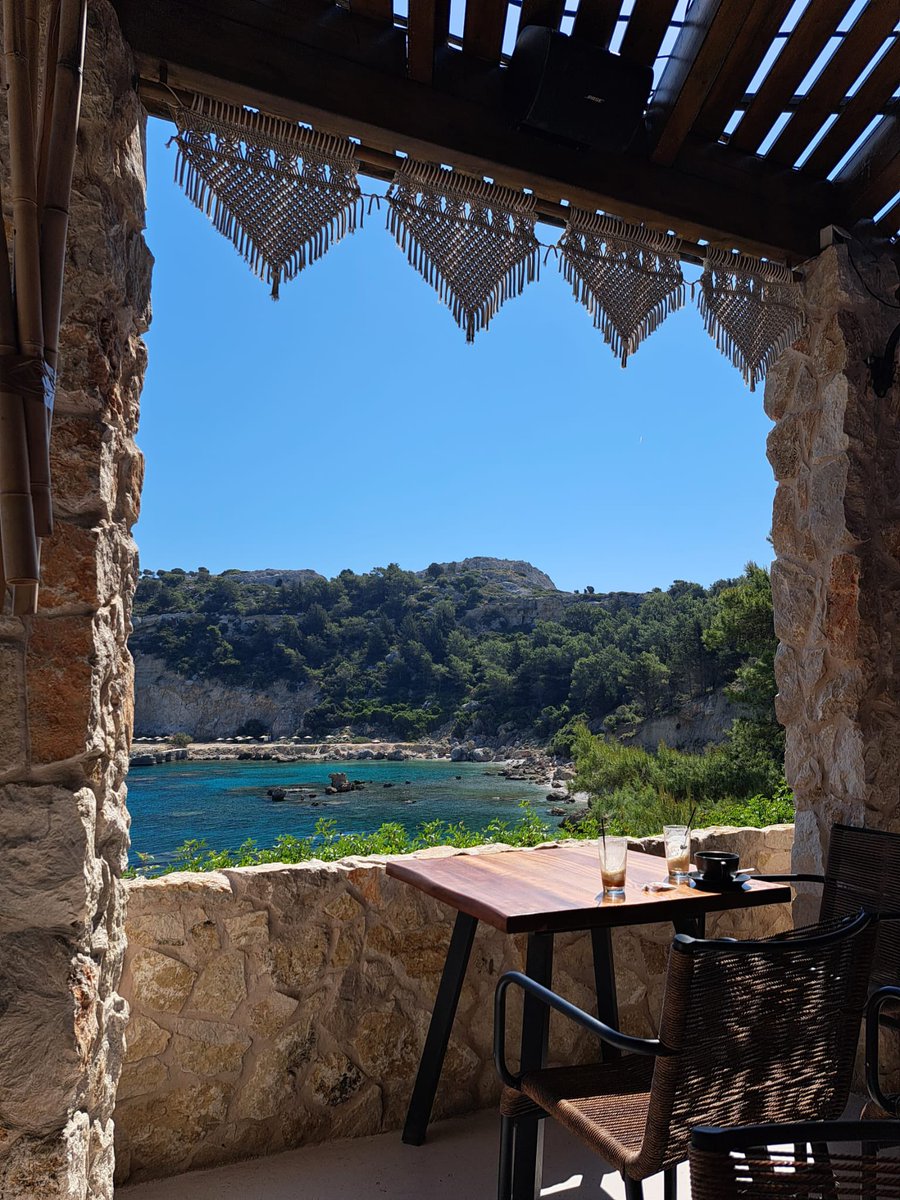 NeilsonLevante's tweet photo. One of our local hotspots Anthony Quinn Bay, which can be accessed on our blue bike ride.  🏖️ 🚲 @neilsonholidays #GoodEnergy https://t.co/IkG6K0R0nE