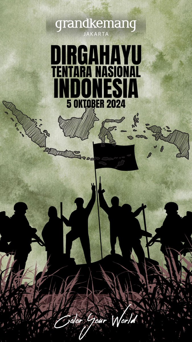 Selamat Hari Ulang Tahun Tentara Nasional Indonesia ke-79! Mari kita hargai pengabdian dan dedikasi prajurit yang menjaga kedaulatan dan keamanan bangsa. Bersama kita kuat!

#grandkemanghotel
#Grandkemang