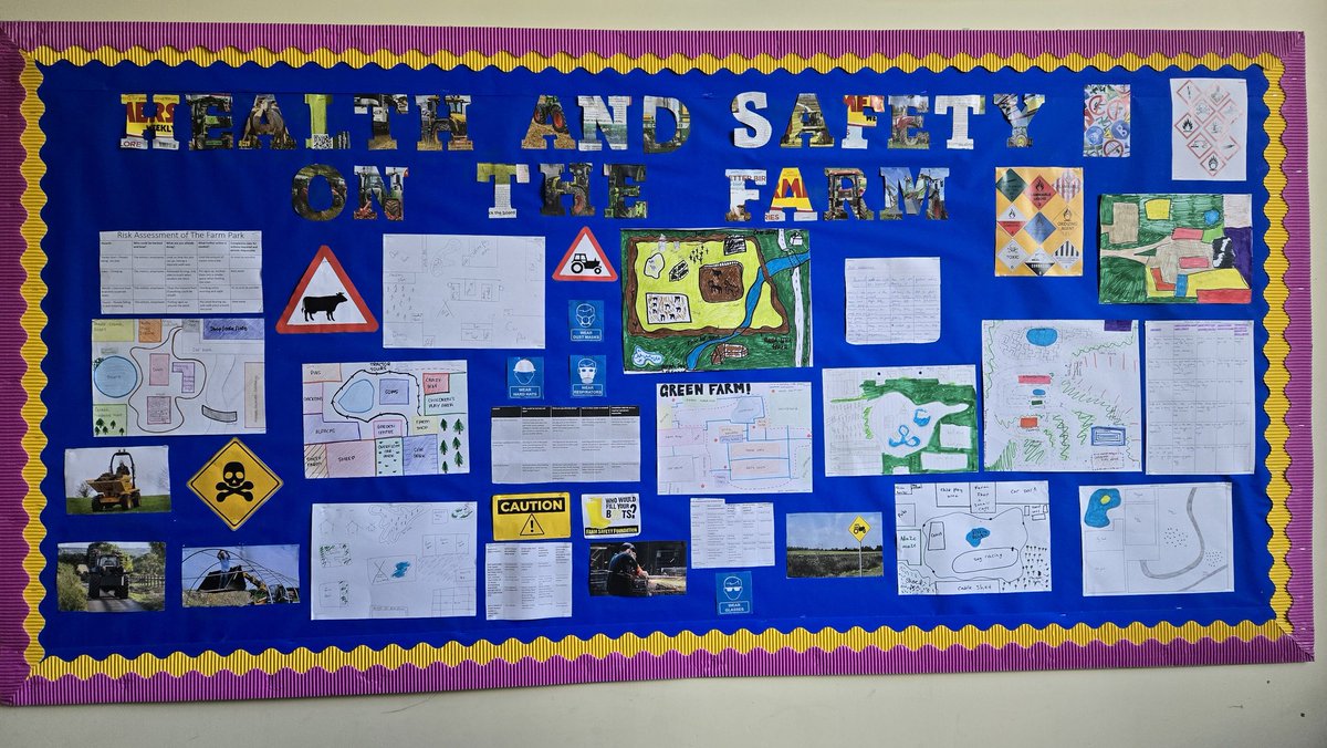 Following on from our work on Health and Safety, Year 12 completed their display this morning.