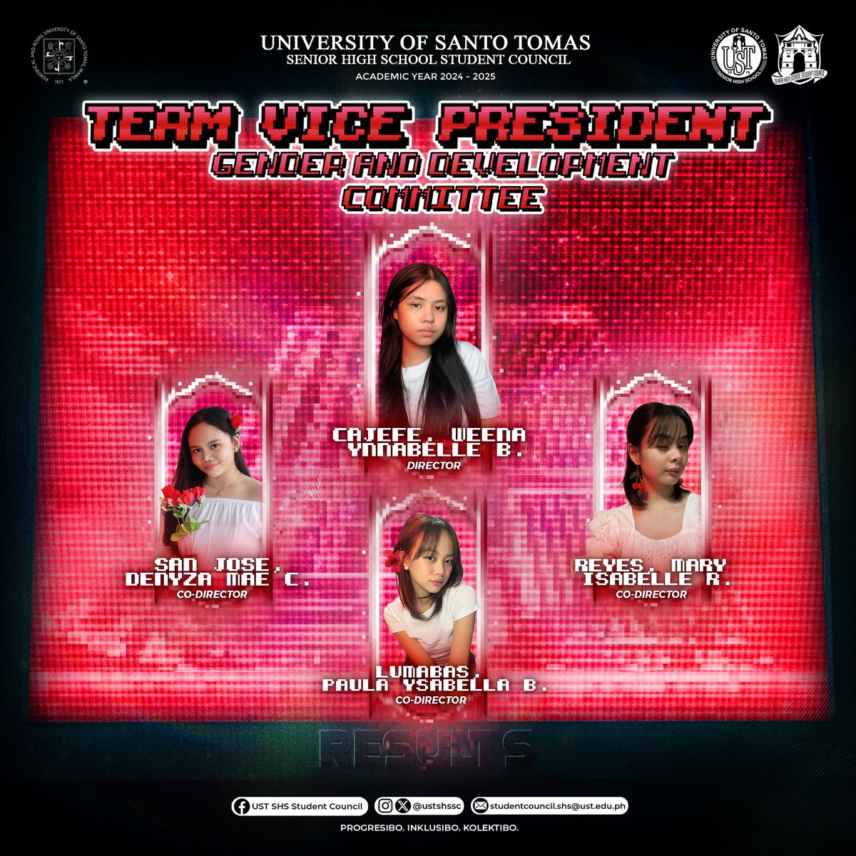 ustshssc's tweet photo. Presenting a proactive and dynamic workforce fueled by passion and purpose, Team Vice President! 🔥

From implementing innovative campaigns to raising awareness and striving for an inclusive community, this team has successfully SCimulated into the quest. https://t.co/in1GskLw8D