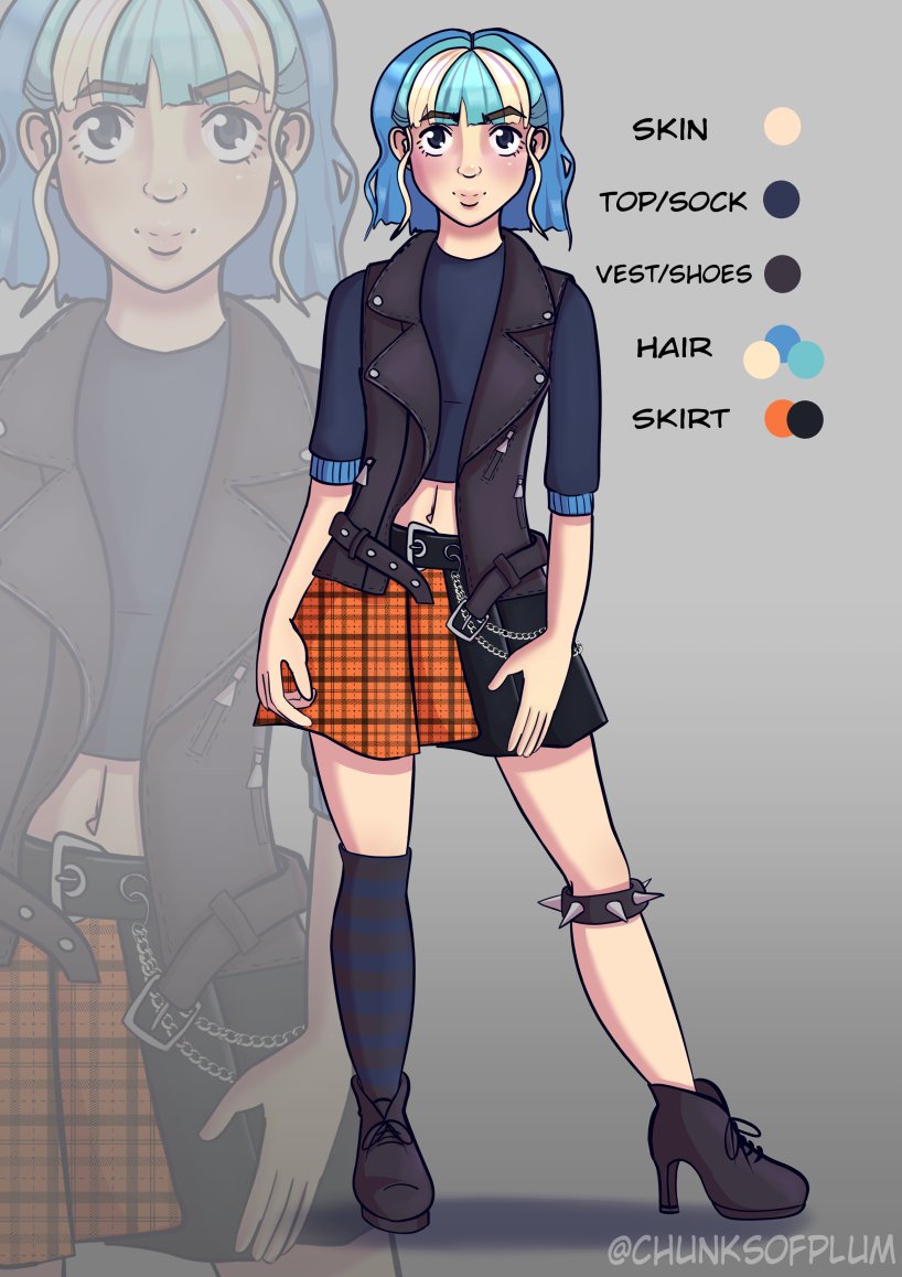 Chunksofplum Artist and Sea Monkey Vtuber 🌊🌈 tweet media