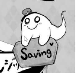 GamesMidoriko's tweet photo. [サーカス団] こちらのSavingオバケは出てきたときにオートセーブされてます！ クリックしなくて大丈夫です👻

[Circus Caravan] This Saving Ghost automatically saves the game when it appears👻
No need to click on it👍

#幽霊なんて出ない #NoGhost https://t.co/dQ6GoeAW3v