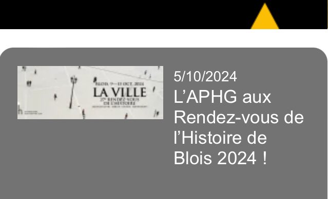 🔴 En prévision des rendez-vous de l’Histoire de Blois : toutes les signatures sur notre stand (numéro 180), tous les rendez-vous auxquels nous participons ou que nous vous proposons :)
▶️ aphg.fr/L-APHG-aux-Ren…