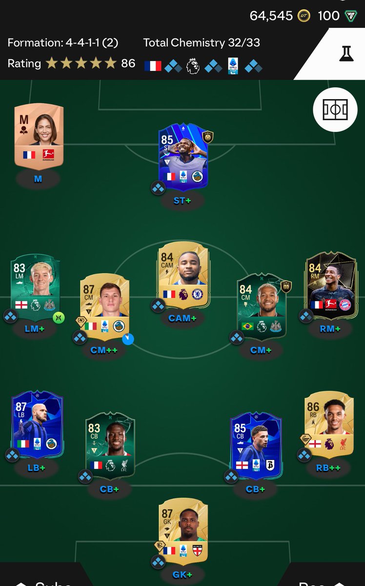 SamuelHollidayy's tweet photo. @FUTBIN Usually use Coman over Gordon but gordons decent https://t.co/Mv72IitxCs