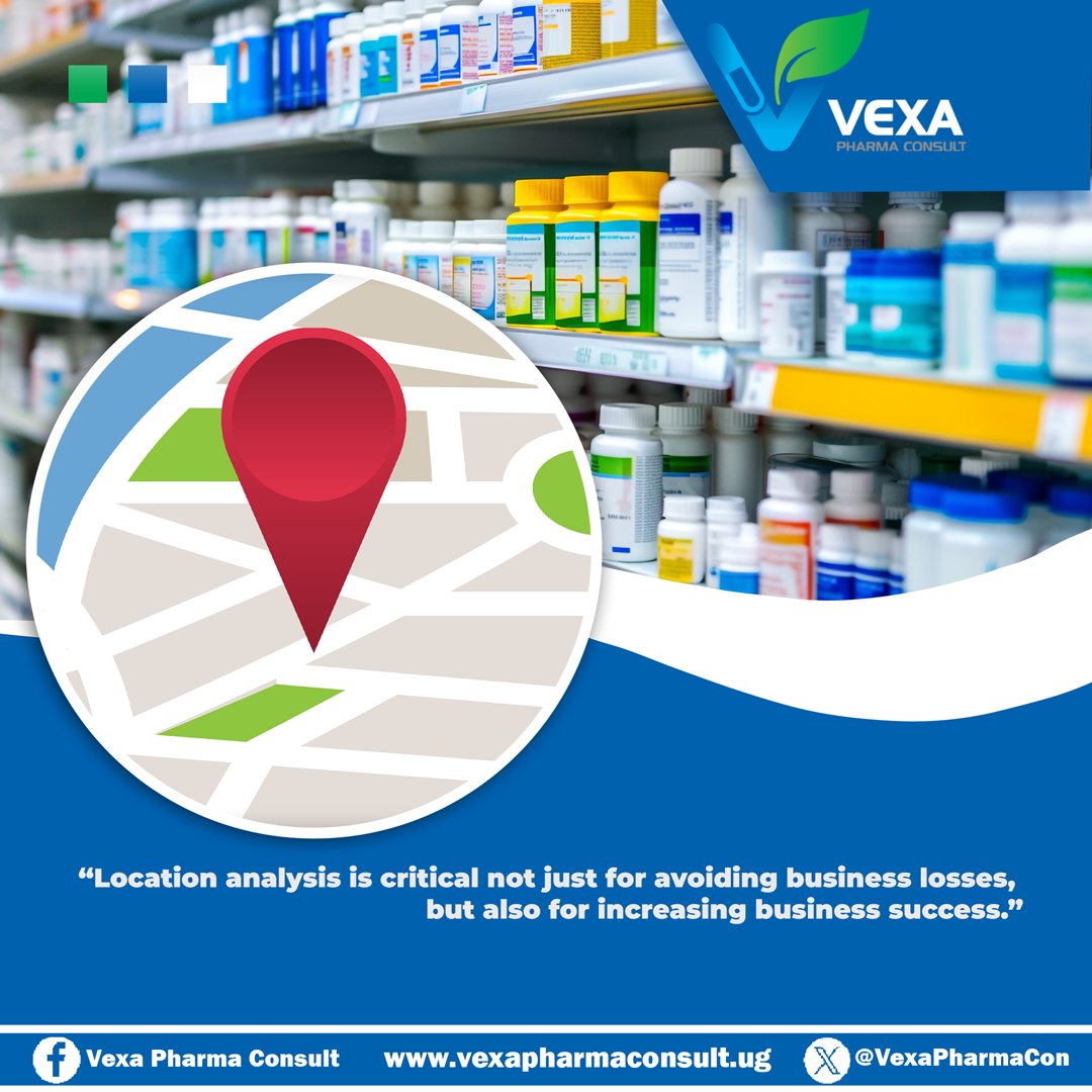 "Pharmacy Location analysis is critical not just for avoiding business losses, but also for increasing the Business success"

Read more 👉🏾 vexapharmaconsult.ug/setting-up-a-p…