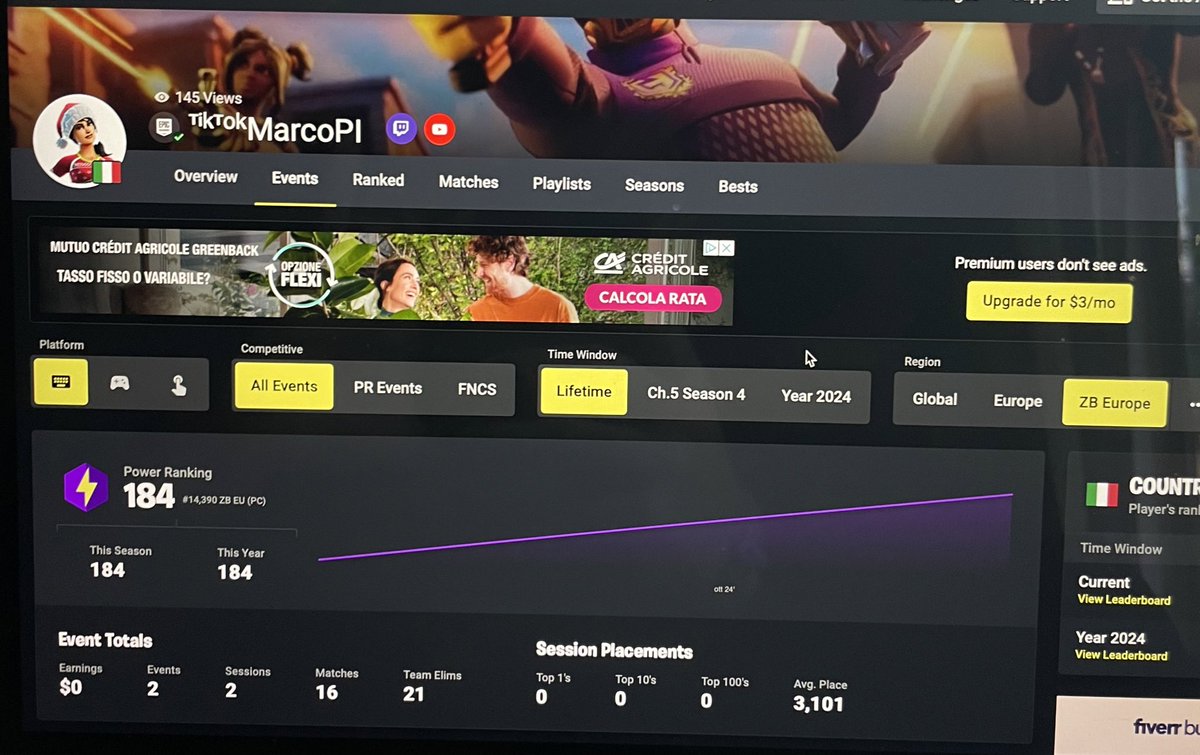 marcoppi19's tweet photo. TOP #190 EUROPE in the second zero build tournament with Abde, #CashCupDuos 
Next time will be better, I promise… https://t.co/kdhEBM1L41