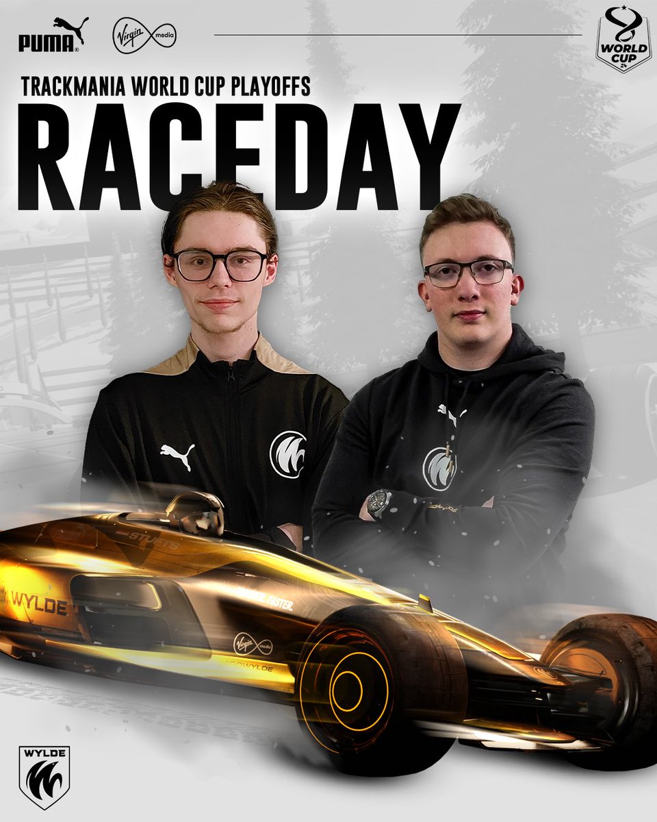 WYLDE⚡️ (@wylde_gg) on Twitter photo A place in Paris is on the line today in the <a href="/TMesports/">Trackmania World Tour</a> World Tour Playoffs! 32 of Trackmania's best will race for just 4 places in the World Cup!
🕔 17:00 CEST
🔴 ttv/Trackmania
#GOWYLDE ⚡️ | #TMWT A place in Paris is on the line today in the <a href="/TMesports/">Trackmania World Tour</a> World Tour Playoffs! 32 of Trackmania's best will race for just 4 places in the World Cup!
🕔 17:00 CEST
🔴 ttv/Trackmania
#GOWYLDE ⚡️ | #TMWT