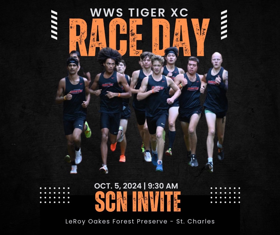 Race Day! The Tigers will compete at the St. Charles North Invite today. Live results at results.shazamracing.com/meets/40754