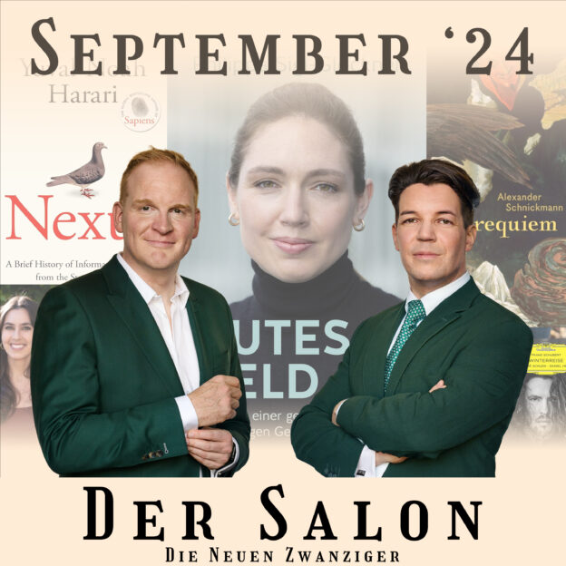 Wolfgang M. Schmitt (@schmittjunior) on Twitter photo Der <a href="/neuezwanziger/">Die Neuen Zwanziger 🎙️</a> Salon ist online:
<a href="/friiyo/">Stefan Schulz 🪴</a> und ich sprechen über das sehr gute Buch GUTES GELD von <a href="/PhilippaSigl/">Philippa Sigl-Glöckner</a>
Außerdem geht es um NEXUS von Harari, REQUIEM von <a href="/schnieckmann/">Alexander</a>, Texte über Medienwandel, Geopolitik, die KI als Erfinder und eine wunderbare WINTERREISE. Der <a href="/neuezwanziger/">Die Neuen Zwanziger 🎙️</a> Salon ist online:
<a href="/friiyo/">Stefan Schulz 🪴</a> und ich sprechen über das sehr gute Buch GUTES GELD von <a href="/PhilippaSigl/">Philippa Sigl-Glöckner</a>
Außerdem geht es um NEXUS von Harari, REQUIEM von <a href="/schnieckmann/">Alexander</a>, Texte über Medienwandel, Geopolitik, die KI als Erfinder und eine wunderbare WINTERREISE.