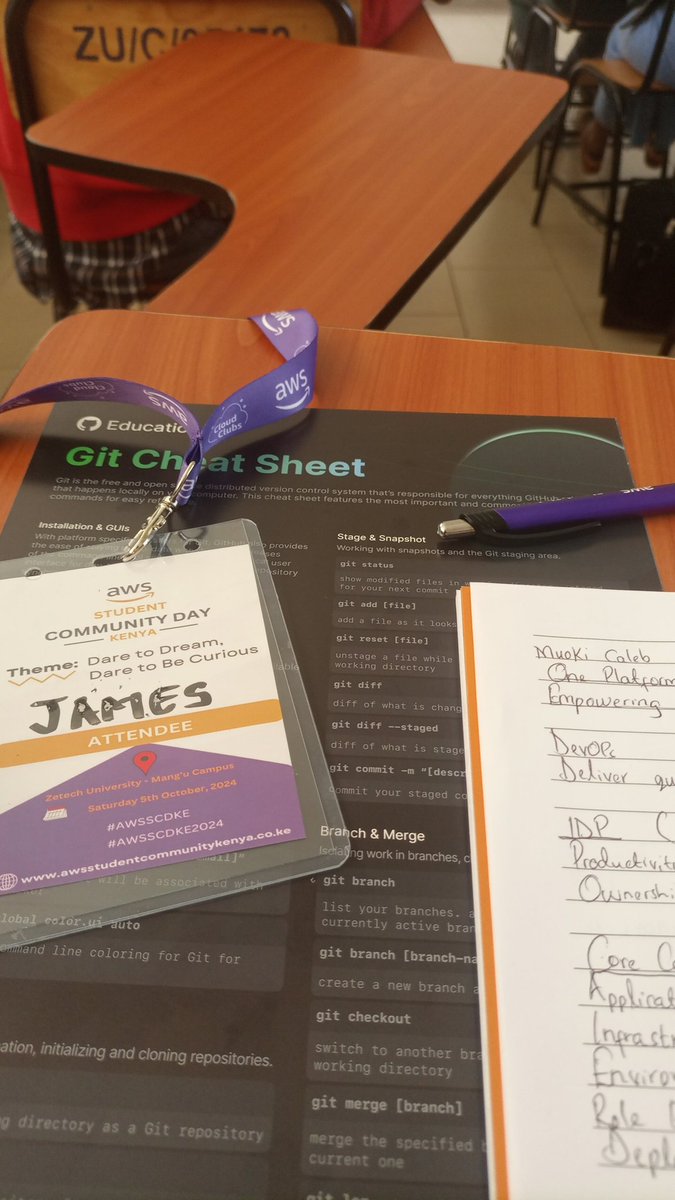 Njange2's tweet photo. AWS Student Community Day Kenya 2024 #awsSCDKenya #ZetechUniversity https://t.co/awU811Rp9C
