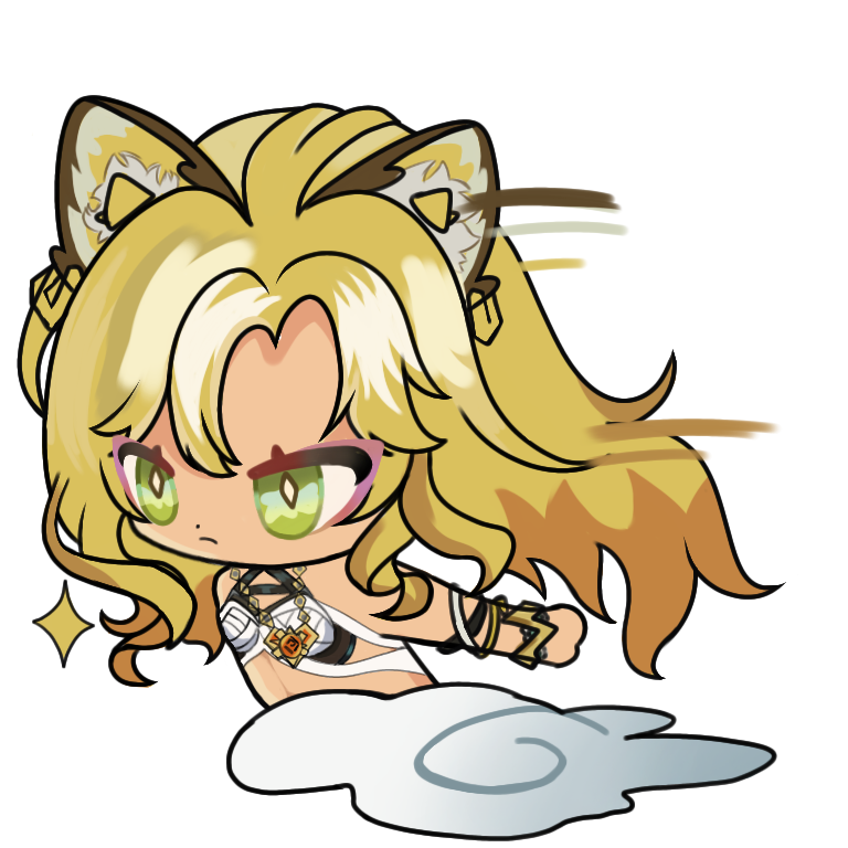 eukerya's tweet photo. Mavuika is looking for you!! 
#Xilonen #GenshinImpact https://t.co/E66nwrLf9X