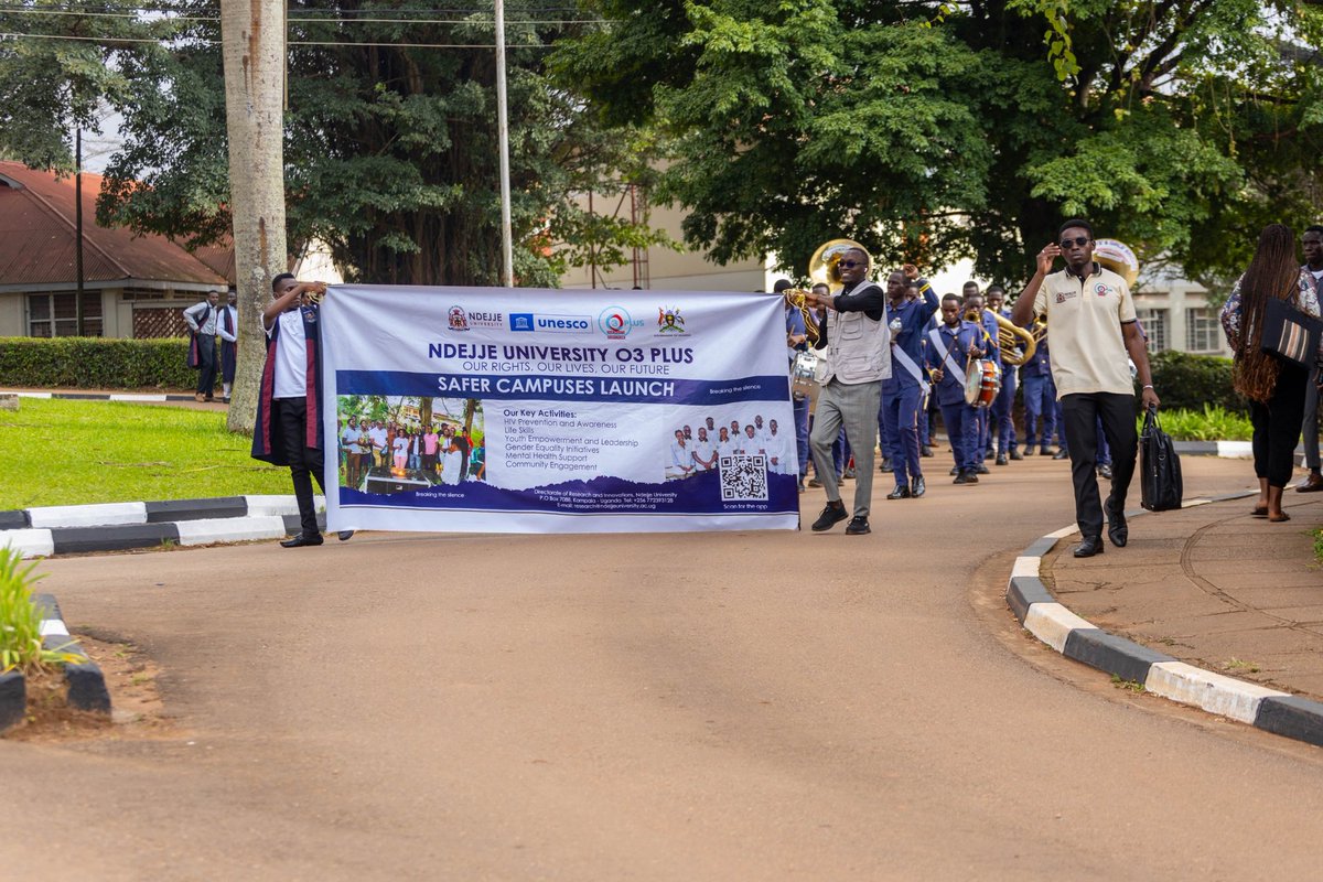 safercampusesUg's tweet image. #safercampusescampaign #BreakingtheSilence #UNESCOROSA #yptcampaign @yptcampaign 
The launch had a band match around the hosting university @Makerere and at the ground venue towards speaking up against GBV