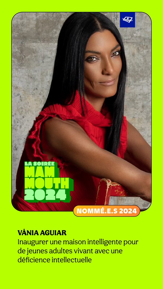 Je suis très honorée d'être nommé parmi un groupe de personnes inspirantes au Prix Mammouth ! ✨

Pour connaître les finalistes: 
mammouth.telequebec.tv
<a href="/telequebec/">Télé-Québec</a> <a href="/mammouth_media/">Mammouth</a>