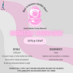 WDHOF (@thewdhof) on Twitter photo Our applications for scholarships and training grants close October 31st!
Click here for details on the Hardhat Dive Training Grant application process and many more wdhof.org/scholarships/s… Our applications for scholarships and training grants close October 31st!
Click here for details on the Hardhat Dive Training Grant application process and many more wdhof.org/scholarships/s…