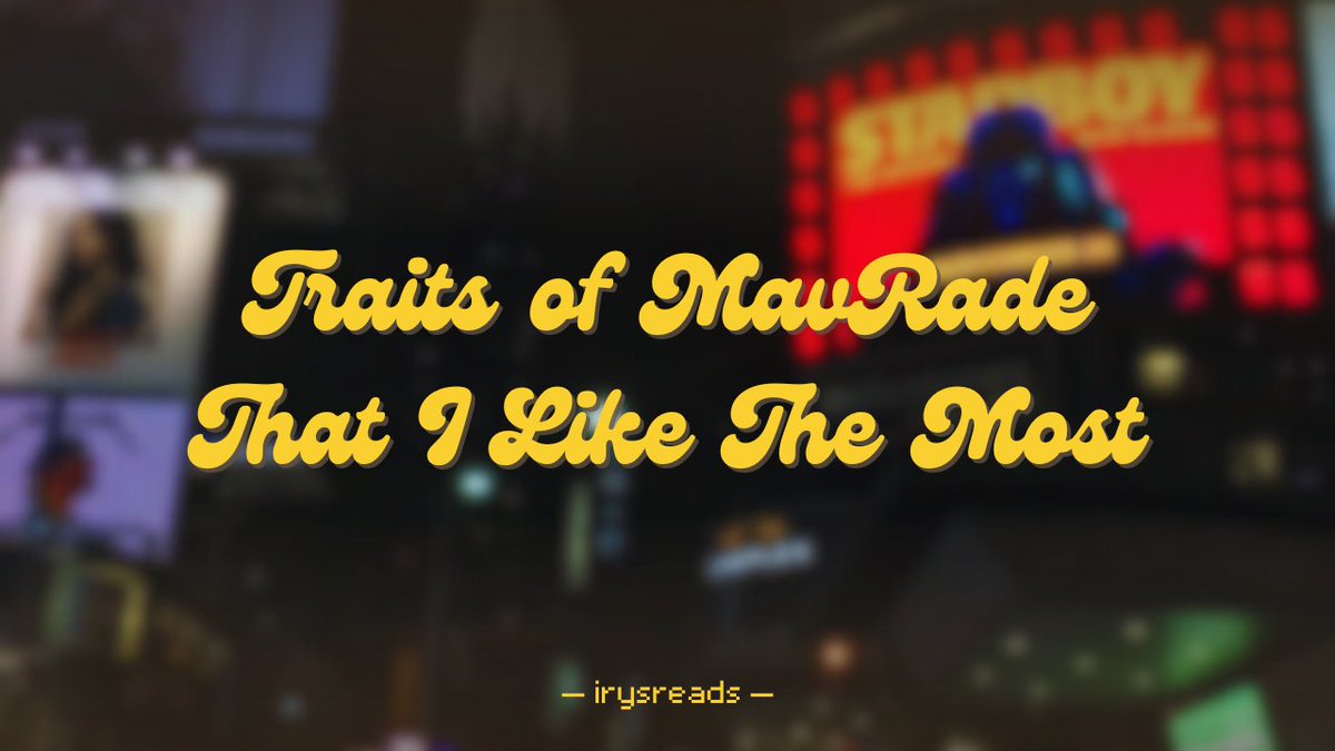 irysreads's tweet photo. Now it’s time for “Traits of MavRade That I Like the Most!” Think about the qualities that made Mav and Rade special to you. Is it Maverick’s personality or Rade’s perspective? Let’s highlight the characteristics that made MavRade truly unforgettable!
#ONExcitingYearWithMAVRADE https://t.co/hKv9XV069d