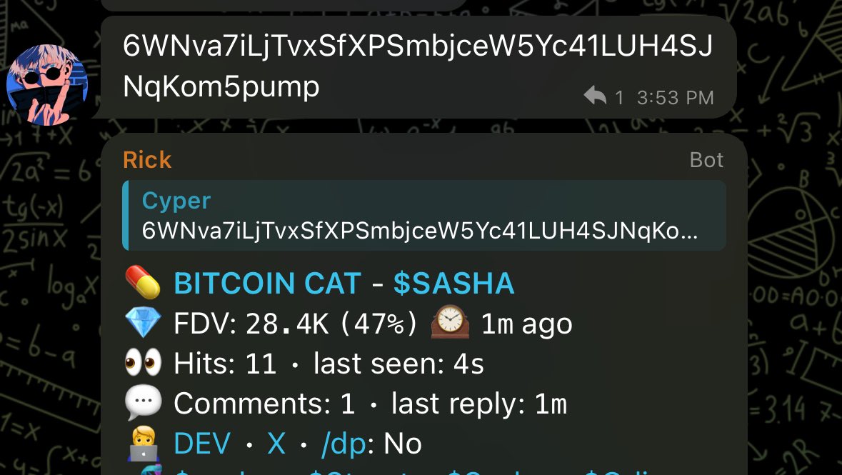 stonkslol's tweet photo. 100X - 500X calls are the norm in https://t.co/eRLT960A4U and you’re missing out? 

It’s literally free, stop missing these insane  bangers!
 
$SASHA - Called at 28K, 23 MIL ath! https://t.co/0pXQOTf5QJ