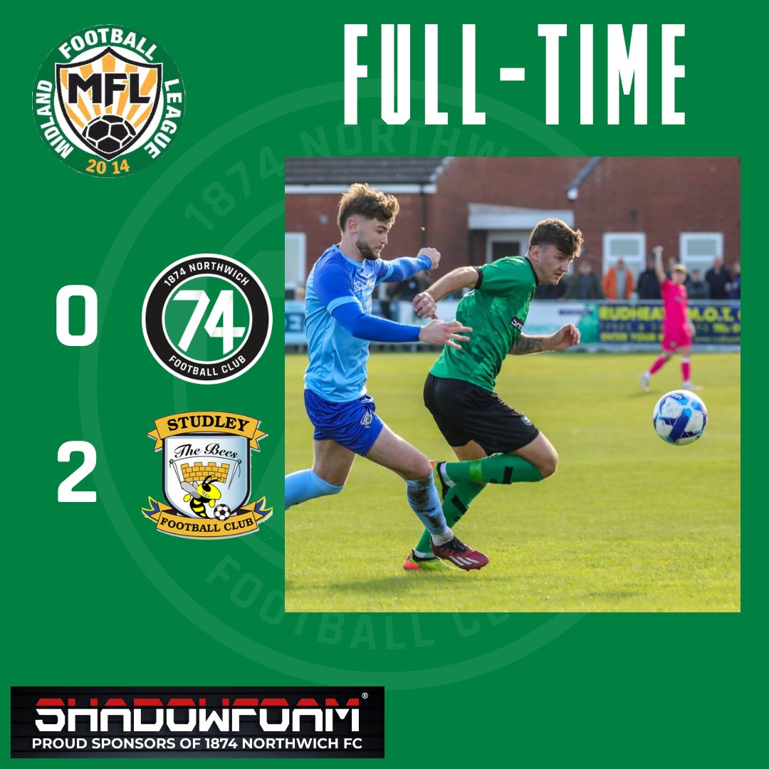 A poor performance here and a deserved win for Studley, who stuck to their game plan well.