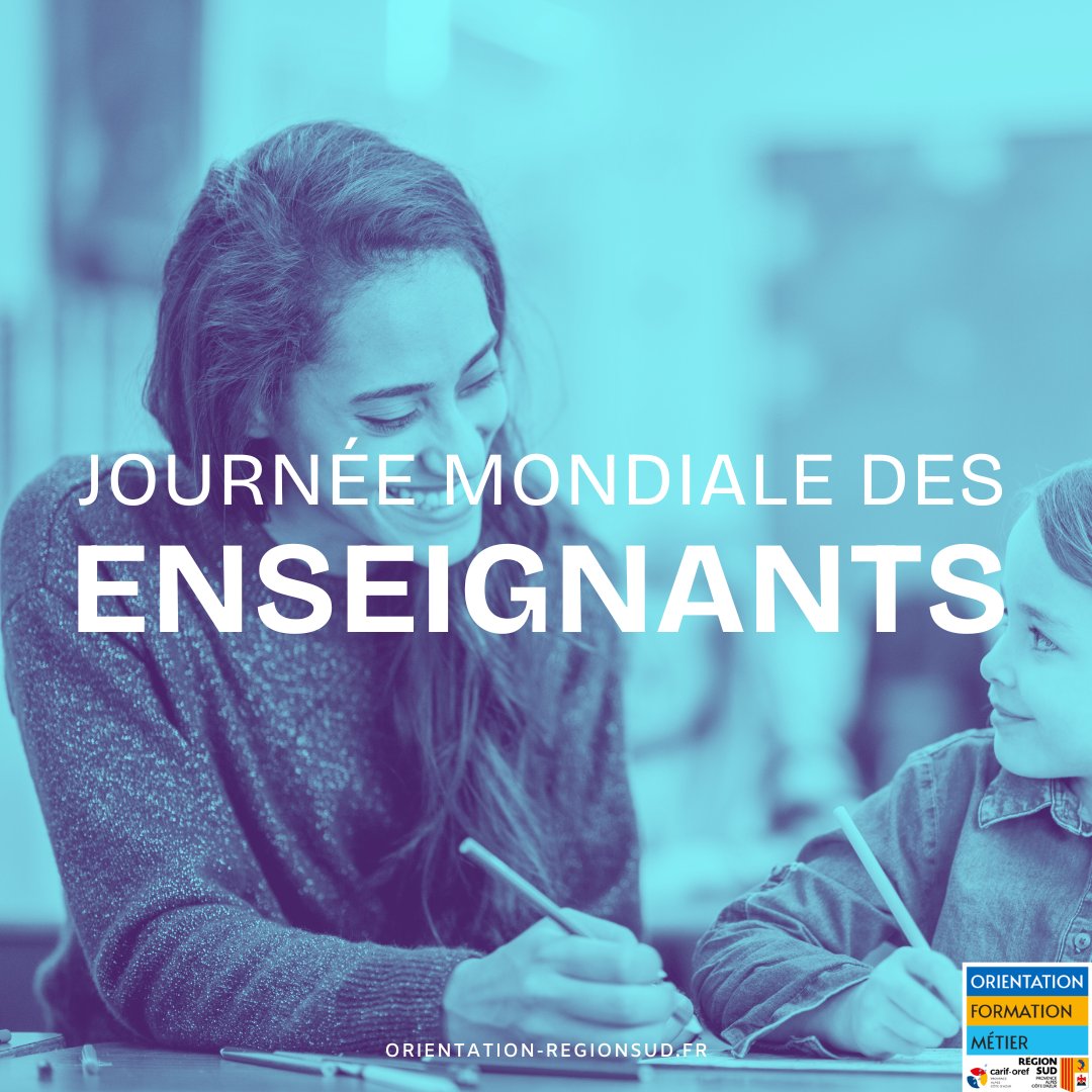 👩‍🏫 [L’un des plus beaux métiers du monde] La journée mondiale des #enseignants, met à l’honneur aujourd’hui ces femmes et ces hommes, dans le monde entier qui sont de véritables #formateurs aux qualités multiples swll.to/QrunJm @acaixmarseille <a href="/education_gouv/">Ministère Éducation nationale</a>