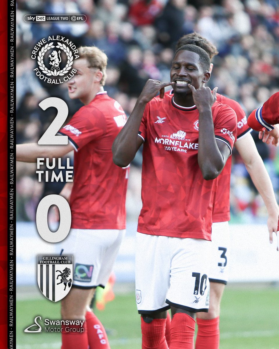 Another home win 😁

#CreweAlex