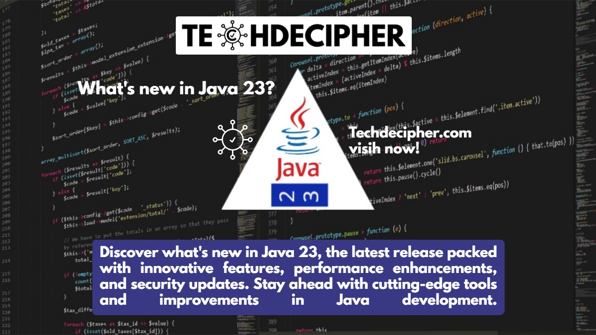 waytopranav's tweet image. Discover what&apos;s new in Java 23, the latest release packed with innovative features, performance enhancements, and security updates and more..

#Java23, #JavaUpdate, #JavaFeatures, #JavaProgramming, #WhatsNewInJava23, #JavaDevelopment, #JavaSecurity, #JavaPerformance, #JavaRelease