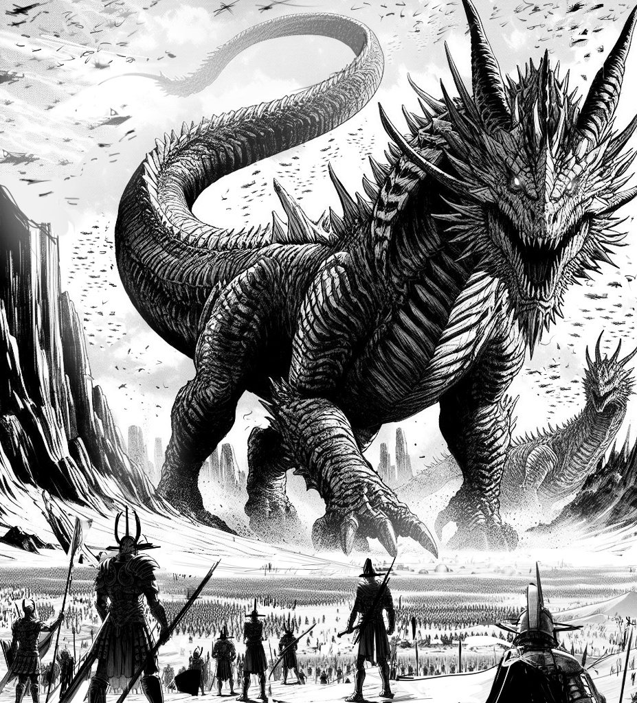 aymengo_2022's tweet photo. Hola gente! Este es el último dibujo de Suhg'Kutus. Me tomo mucho tiempo, pero finalmente está terminado!
El gran Kharkuun.
#drawing #digitalart #details #epic #giant #dragon #desert #war #warriors #epicbattle #Suhgkutus #mangaart #genobis #qeltorage #kharkuun #illustration https://t.co/g1z3WYgkI0
