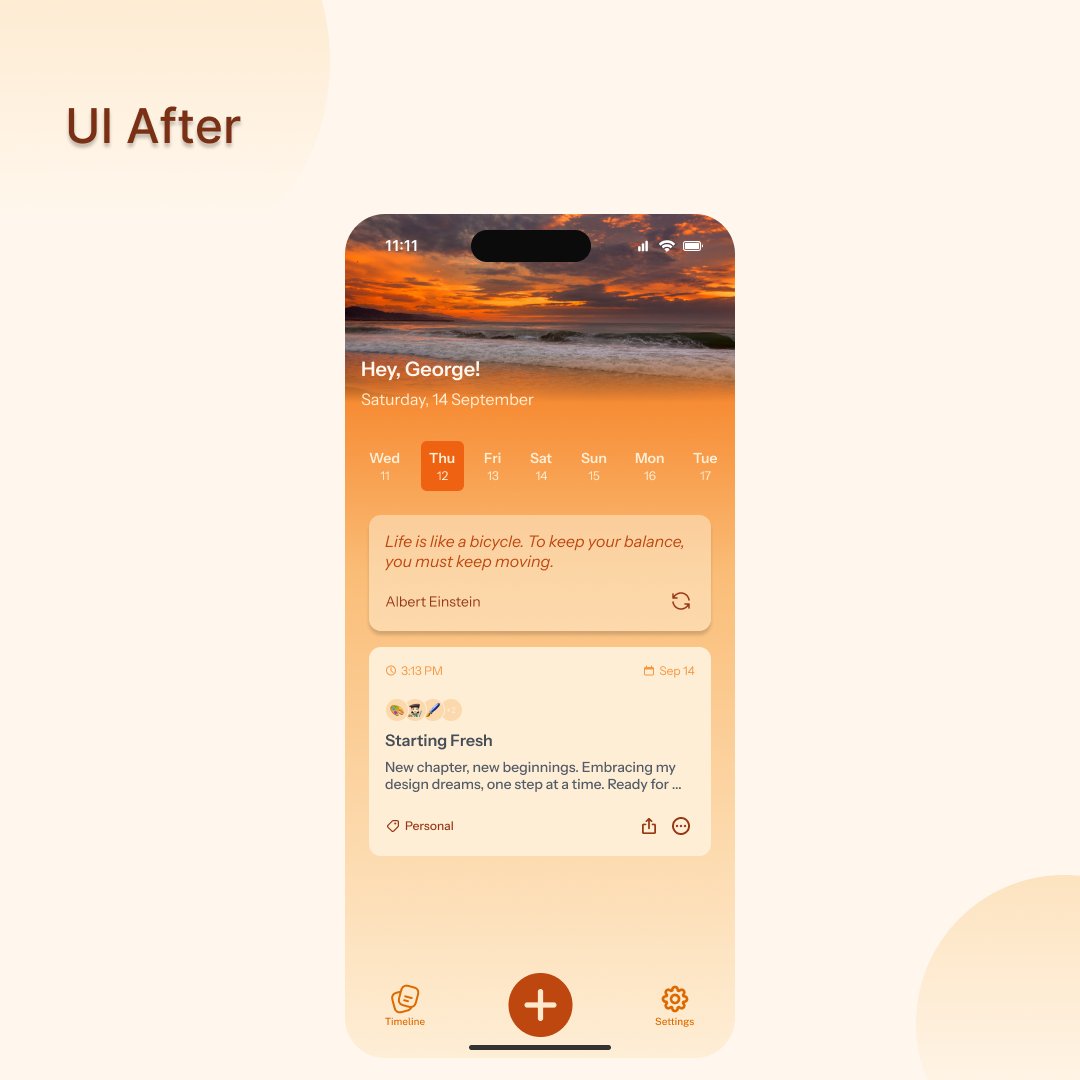 Gradients look very good but can be tricky to get them right.

So on that note, tried to redesign this Dairy App’s Homescreen.
Let me know your thoughts 🙌

#appredesign #UIUX #beforeandafter