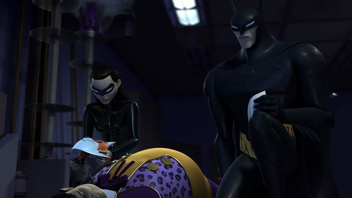 worldsfinest's tweet photo. The Beware The Batman episode "Instinct" debuted on this day (Oct. 5) in 2013. Another solid episode, Professor Pyg and Mr. Toad return with plans to wipe out Gotham City's elite couture culture by killing every last artist during Gotham's Fashion Week. #Batman #BewareTheBatman https://t.co/qCawx6YYfN