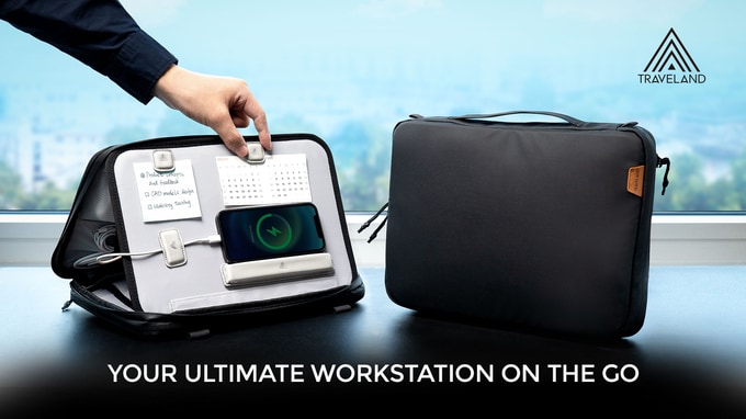 designtaxi's tweet image. Ever thought your workstation could fit in a stylish bag? Meet the Sway Bag, where portability meets productivity. ow.ly/mmyP50TCS9a

#DigitalNomad 
#SwayBag
#WorkOnTheGo